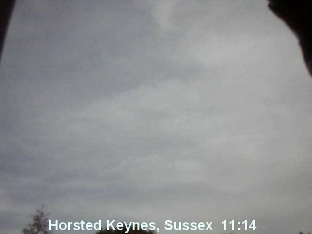 Our exclusive view of the night sky above Horsted Keynes in Sussex. 51N 0E