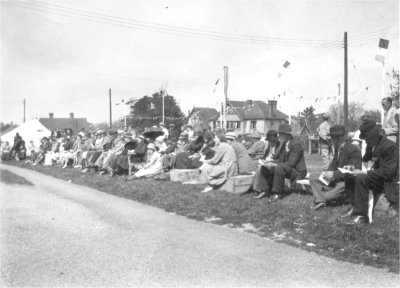 Horsted Keynes: Listening to the 1935 Jubilee broadcast.